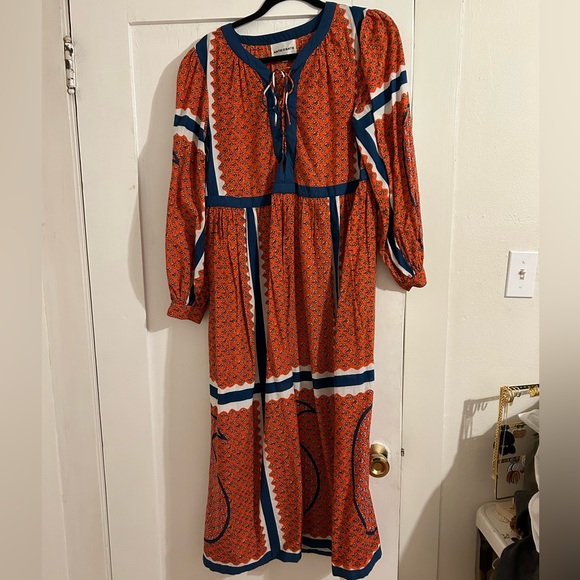 Antik Batik Gisele Embroidered Lace Maxi Dress - Picture 6 of 7